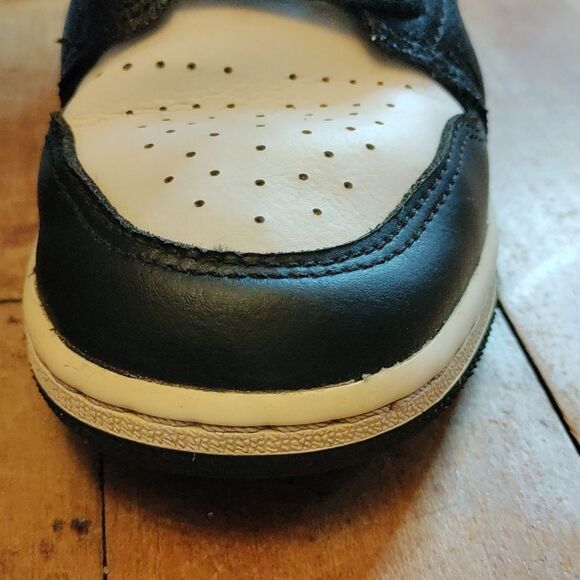 Nike Jordan 1 Mids size 4.5 Youth Blue White Black HighTop Sneakers Unisex - Picture 5 of 9